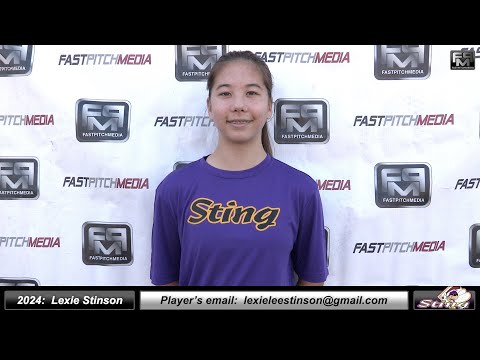 2024 Lexie Stinson 3.91 GPA - Outfielder and First Base Softball Skills Video - San Jose Sting