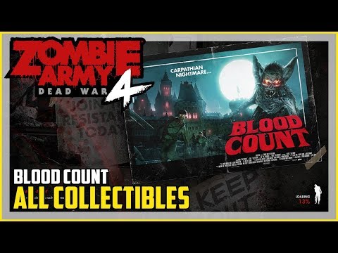 Zombie Army 4 Blood Count All Collectible Locations