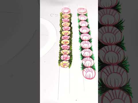 tanjore painting tutorial #garland #shortvideo  #traditional #tanjorepaintingonline #class #reels