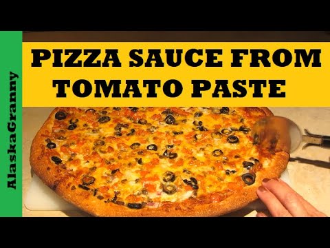 Easy Pizza Sauce From Tomato Paste...Food Stockpile Recipe