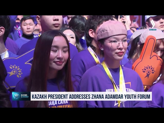Kazakh President addresses Zhana Adamdar youth forum