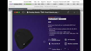 Getlambs Faraday Beanie Signal Attenuation