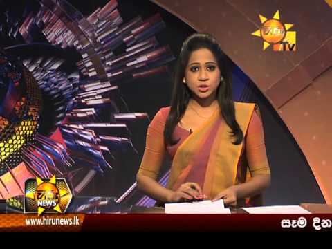 Hiru News 9.30 PM October 25, 2015