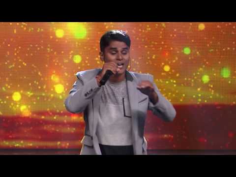 CD Bijaya Adhikari - "Jhirma Uninu Tyo Eauta Kura " - Live Show - The Voice of Nepal 2018