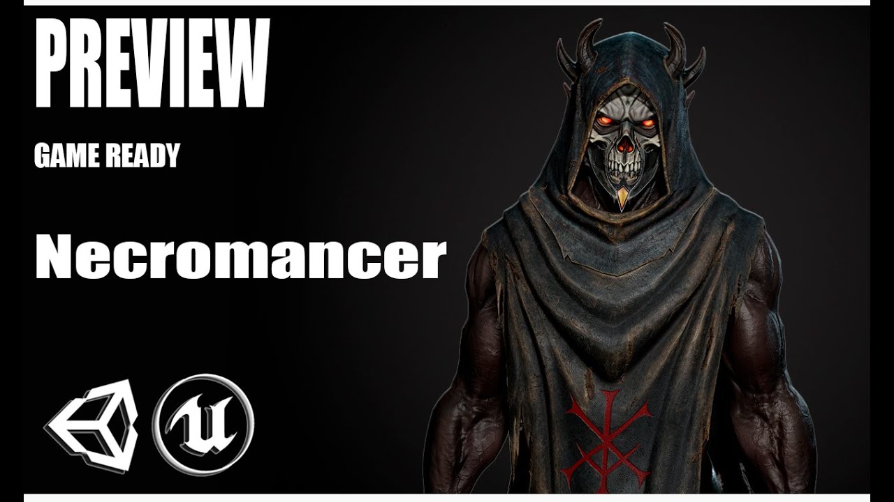 PREVIEW GAME READY 3D Character Necromancer