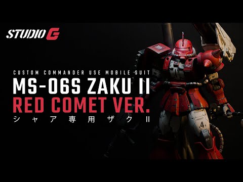 CUSTOM BUILD GUNPLA | HG Zaku II Red Comet Ver. [70K SUBS GIVEAWAY + BONUS CONTENT]