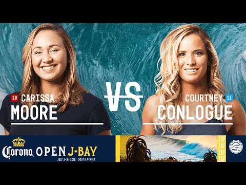 Carissa Moore vs. Courtney Conlogue - Round Two, Heat 5 - Corona Open J-Bay - Women's 2018
