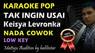 Download lagu Karaoke Tak Ingin Usai || Nada Cowok || Lower Key mp3
