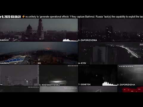 Kharkiv, Zaporizhzhia, Ukraine- missile attacks 03/09/2023