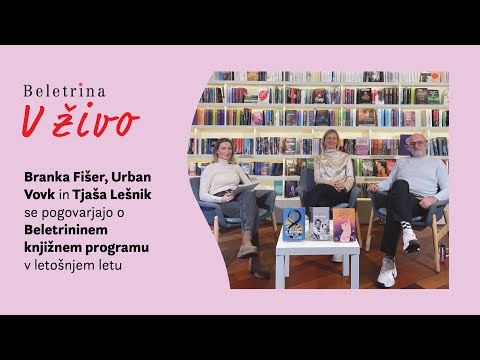 Naslovnica: Beletrina v živo: Knjižni program v letu 2025