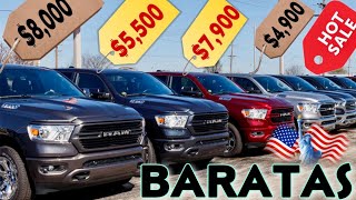 ‼️WOW muchas CAMIONETAS BARATAS en USA - ASÍ se CONSIGUEN (TRUCO FÁCIL)‼️