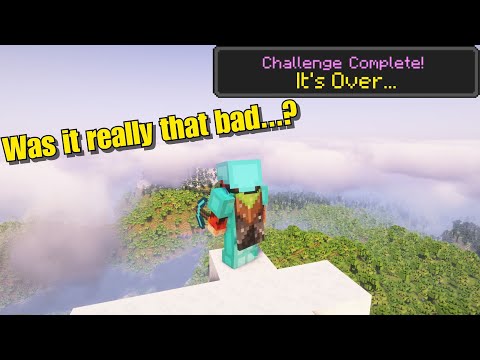 Minecraft's Progression isn’t Awful, we are…