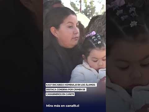 Kast encabeza homenaje en Los Álamos: destaca condena por crimen de carabineros en Cañete