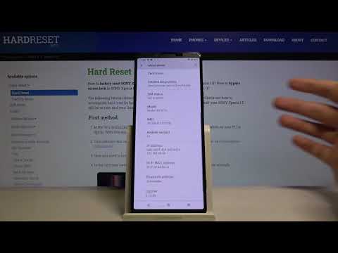How to Check Phone Specification in SONY Xperia 1 II – Locate Phone Information