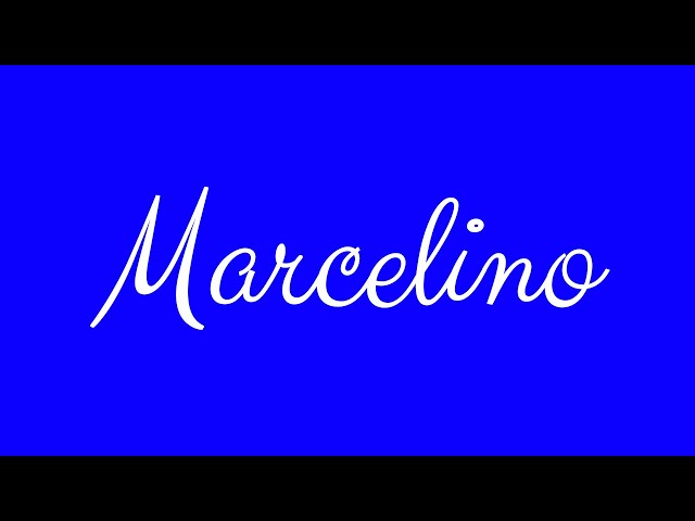 Vídeo relacionado con Marcelino Name Marcelino Personalized Name First Given Camiseta