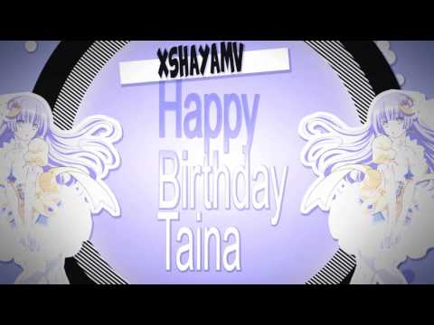 「UDS♫」• ❝ HAPPY BIRTHDAY TAINA ❞ ᴹᴱᴾ