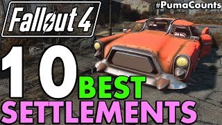 Top 10 Best Settlement Locations in Fallout 4 To Build On/At (No Mods or DLC Required) #PumaCounts