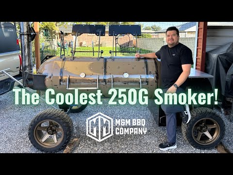 Unboxing My New 250G M&M BBQ Company Offset Smoker!