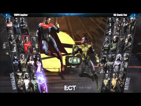 Injustice Top 8 EMPR Jupiter vs RG Sonic Fox - East Coast Throwdown 2014