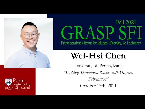 Fall 2021 GRASP SFI- Wei Hsi Chen, University of Pennsylvania