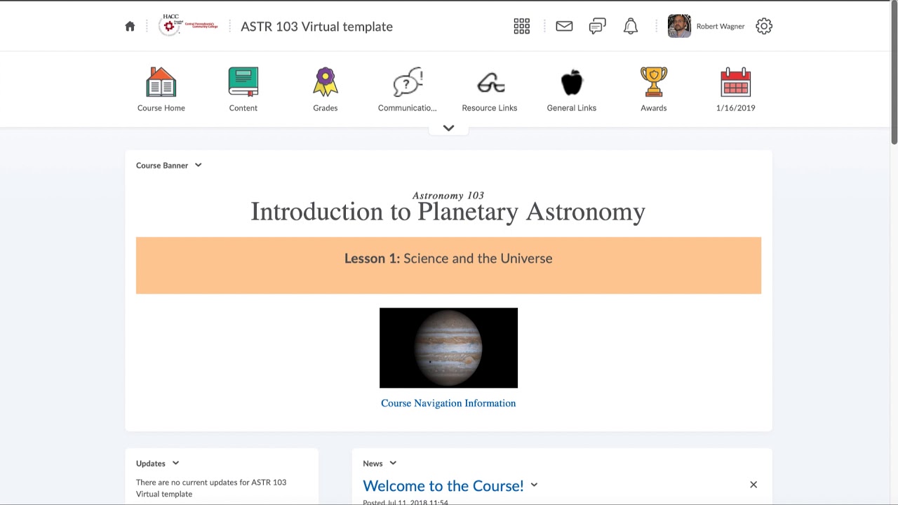 Course Navigation Video - 2019