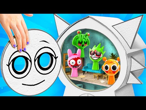 Sprunki Apocalypse 🧟‍♂️ *We Built Cardboard Mini House To Save Sprunki*