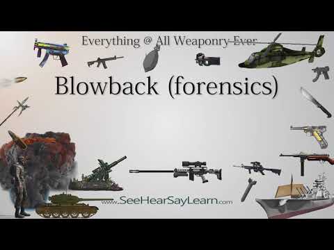 Blowback forensics (Everything WEAPONRY & MORE)💬⚔️🏹📡🤺🌎😜✅