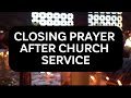 Closing Prayer After Church Service