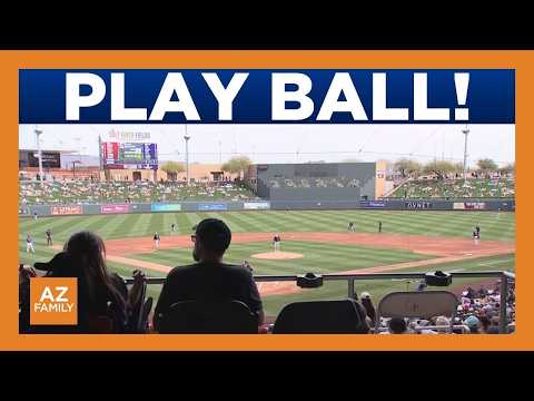 Spring training begins at Salt River Fields in Scottsdale