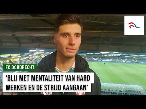 Anouar El Azzouzi prijst vechtlust FC Dordrecht na winst op VVV Venlo