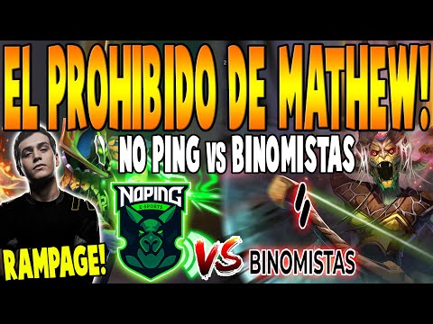 NO PING vs BINOMISTAS [BO2] - El Prohibido de Matthew + RAMPAGE! -  MOBIUS MAESTROS DOTA 2