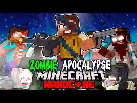 Insane Zombie Apocalypse Simulation in Minecraft!