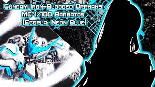 NEW OUTFIT SILHOUTTE STREAM: Gundam Iron-Blooded Orphans MG 1/100 Barbatos [Ecopla: Neon Blue] 🖤💙