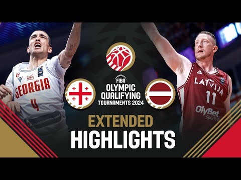 Georgia 🇬🇪 vs Latvia 🇱🇻 | Extended Highlights | FIBA OQT 2024 Latvia