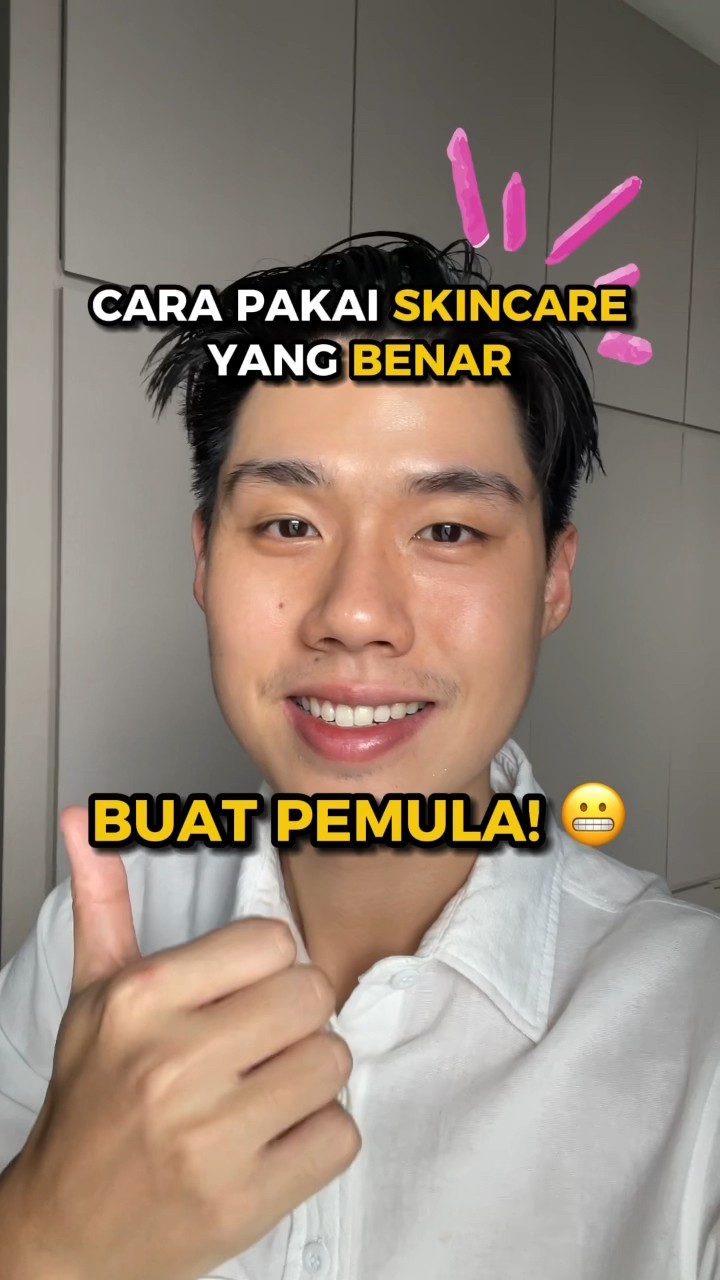 Baru mulai merawat kulit? Cek tips sederhana cara pakai skincare yang benar biar kulitmu glowing! ✨💦