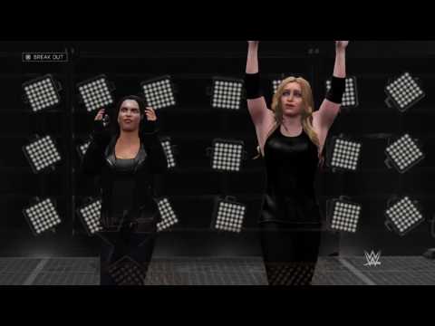 WWE 2K17 Jennifer Lawrence,Megan Fox VS Eva Marie,Alexa Bliss In A Elimination Tag Match