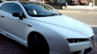 CAR WRAPPING GREECE- WHITE MATTE CARS - BRERA alfa romeo.wmv