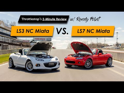 Throttlestop's LS Powered V8 Miata's - Two Minute Review with Randy Pobst