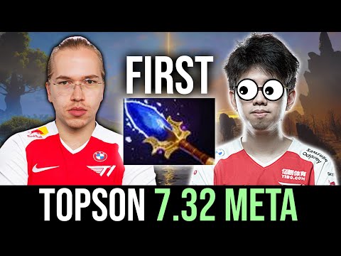 Topson shows 7.32 META to T1 teammates