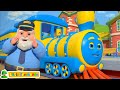 All Aboard Singing The Wheels On The Train Song For Kids By Little Treehouse