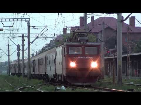 Trenul IR1952 Suceava Nord - Mangalia pleaca din Suceava cu EA443 - 12.08.2017