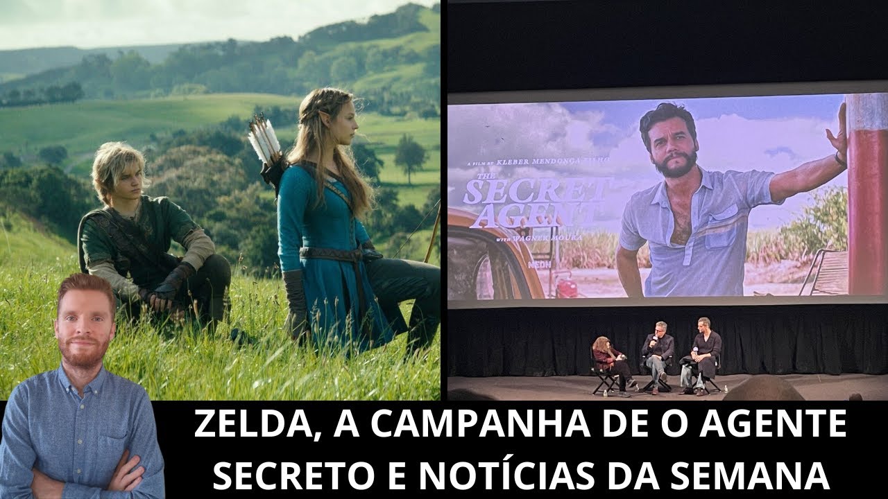 Ao vivo: Zelda, O Agente Secreto/Oscar, Mamma Mia 3, a venda da Warner, Alita 2 e mais!