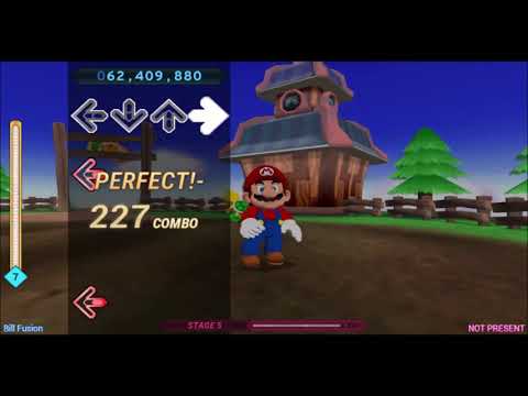 (All Perfects) Dance Dance Revolution Mario Mix - All Songs (Super Hard) [with Time Stamps]