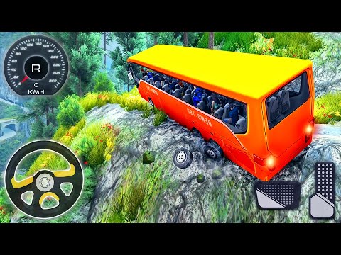 Offroad Coach Bus Driving - Uphill Mountain Driver Simulator - Android GamePlay