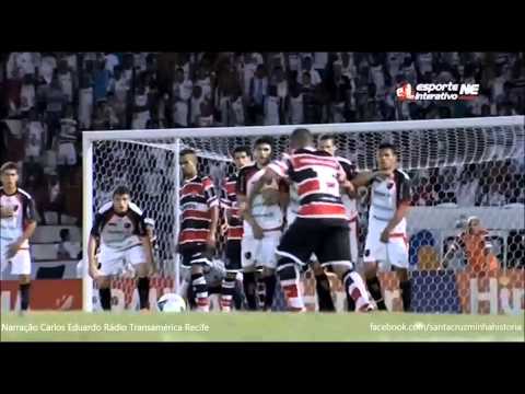 Copa do Nordeste 2014: Santa Cruz 3x0 Guarany (Narração Carlos Eduardo) 15/02/2014