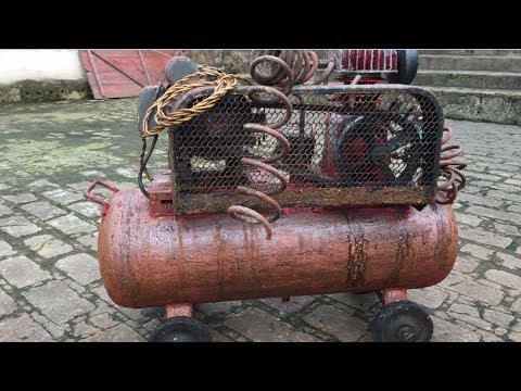 Restoration very old air compressor | Restore old rusty air pumps
