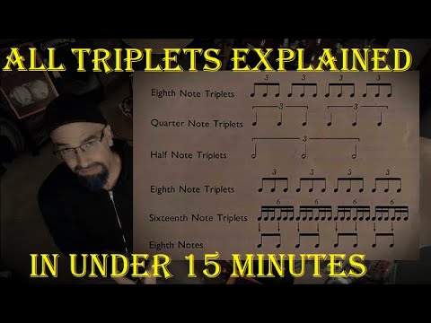 Half, Quarter, 8th, 16th, AND 32nd Note Triplets Explained!