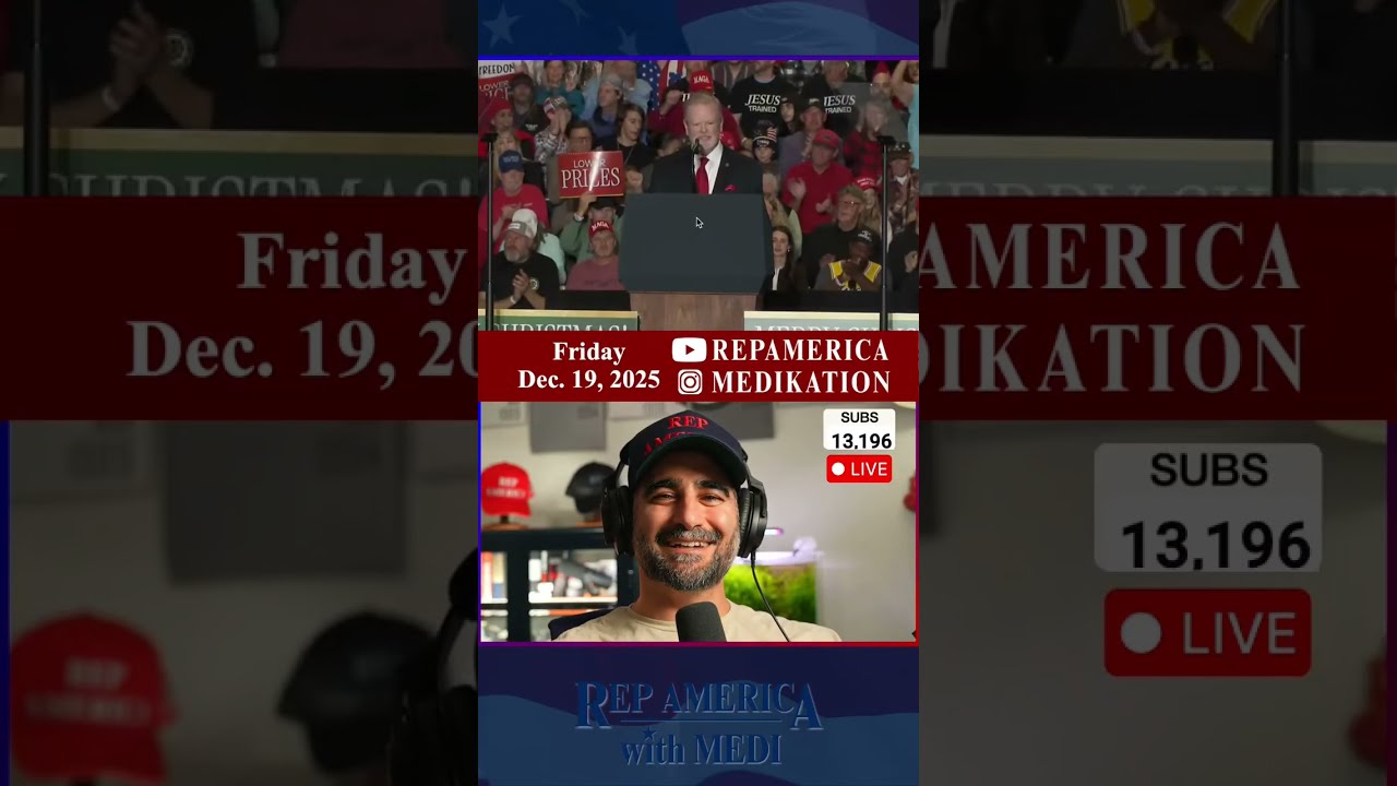LIVE - Trump on Economy - Rep America with Medi