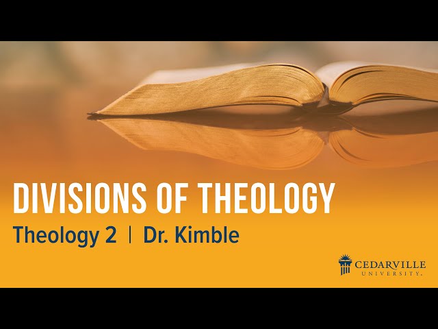 Thumbnail for video titled: Theology II: Divisions of Theology