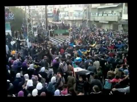 تقرير مرئي عن اعتصام حي الخالدية في مدينة حمص في ذكراه السنوية الأولى